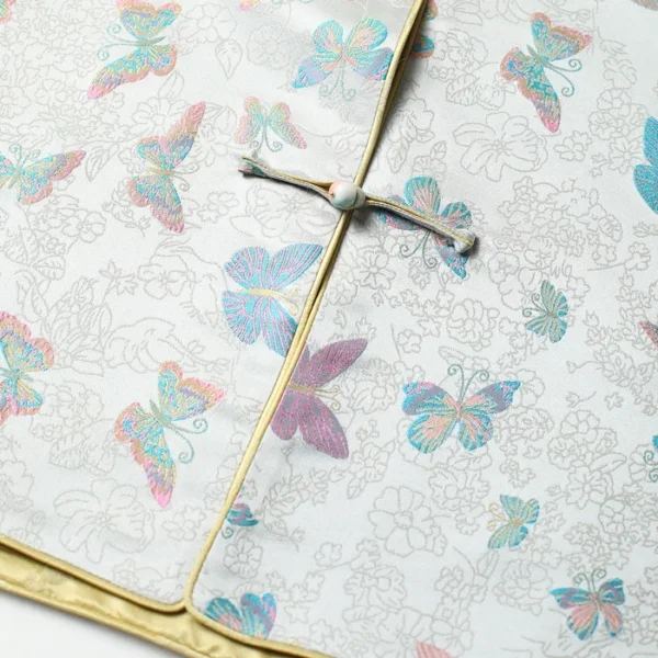 Butterfly Song Brocade Silk Jacket Detail 1