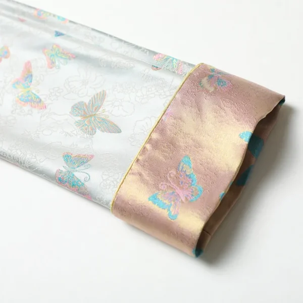 Butterfly Song Brocade Silk Jacket Detail 2