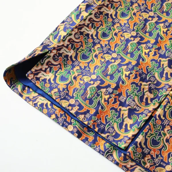 Five Stars from the East Shu Brocade Silk Vest Detail 2