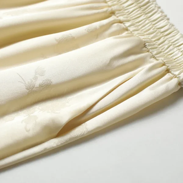 Jacquard Silk Pant Detail 1