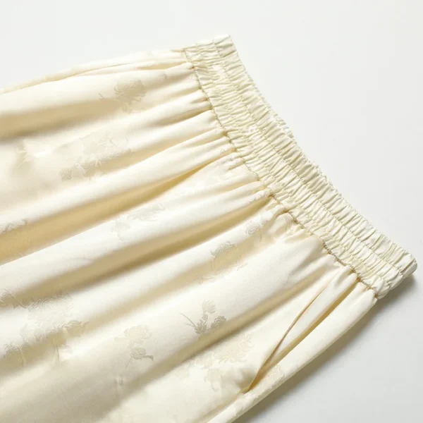 Jacquard Silk Pant for Ladies