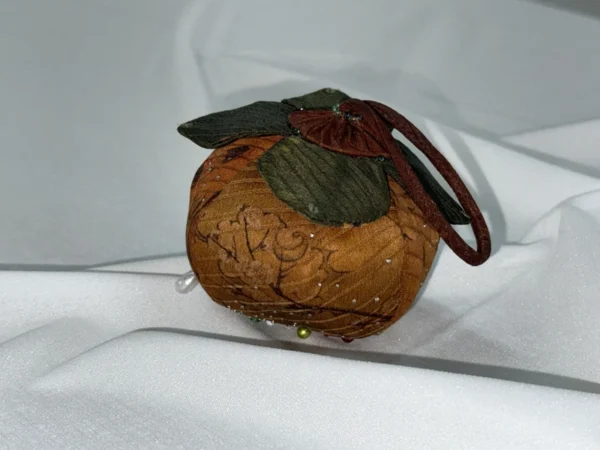 Persimmon Ruyi Pure Silk Mugwort Sachets 1