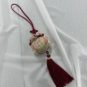 Pink Pomegranate Pure Silk Mugwort Sachets 2