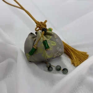 Dragon Boat Festival Green Bamboo Pure Silk Mugwort Sachets