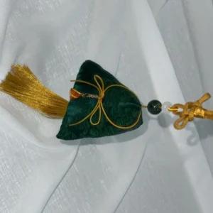 Dragon Boat Festival Dark Green Zongzi Pure Silk Mugwort Sachets