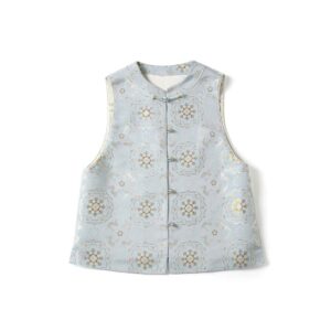 Baohua Benlu 45 Momme Song Brocade Vest
