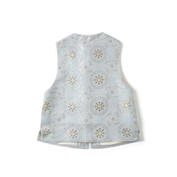 Baohua Benlu 45 Momme Song Brocade Vest Womens