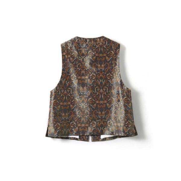 Ethnic style heavy-duty Shu brocade vest womens