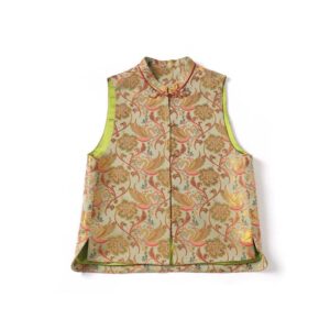 Swan Lake 45 Momme Song Brocade Vest