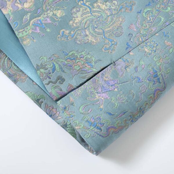 Zodiac 45 Momme Song Brocade vest detail 2