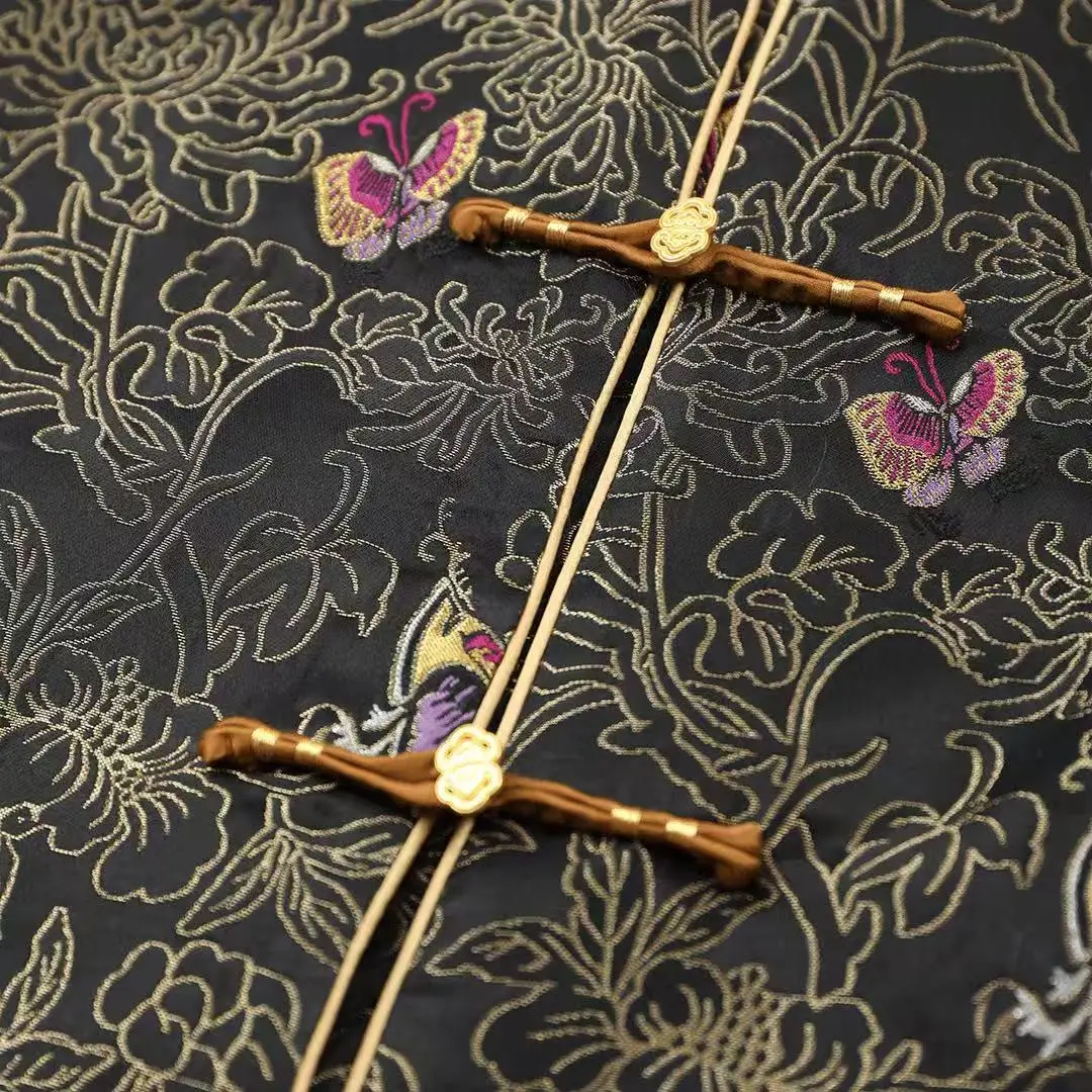 Colorful Butterfly Haute Couture Cloud Brocade Jacket detail 2